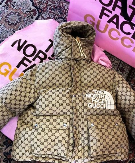 gucci puffer jacket the north face|north face gucci giubbotto.